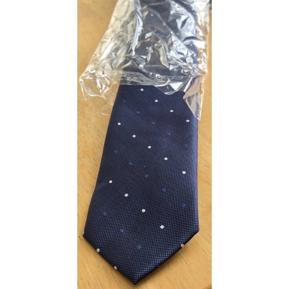 Indochino - 100% Italian Silk - Diagonal Dots Design - Mens Tie - Office Casual